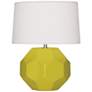 Franklin 16 1/2"H Citron Glazed Ceramic Accent Table Lamp