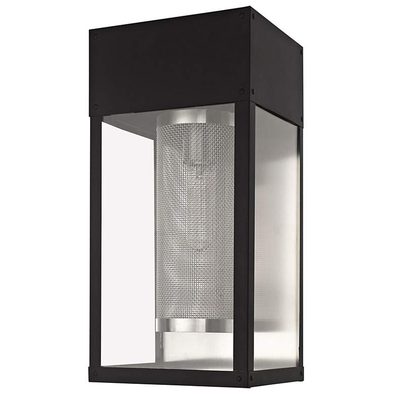 Image 6 Franklin 16" High Black Outdoor Wall Light more views