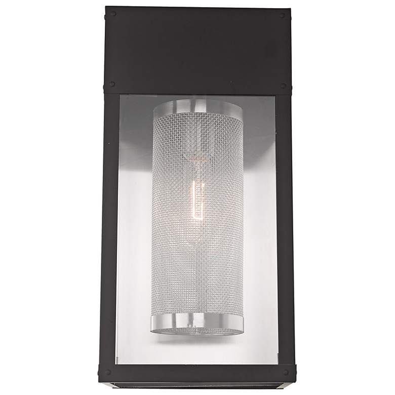 Image 7 Franklin 16" High Black Outdoor Wall Light more views