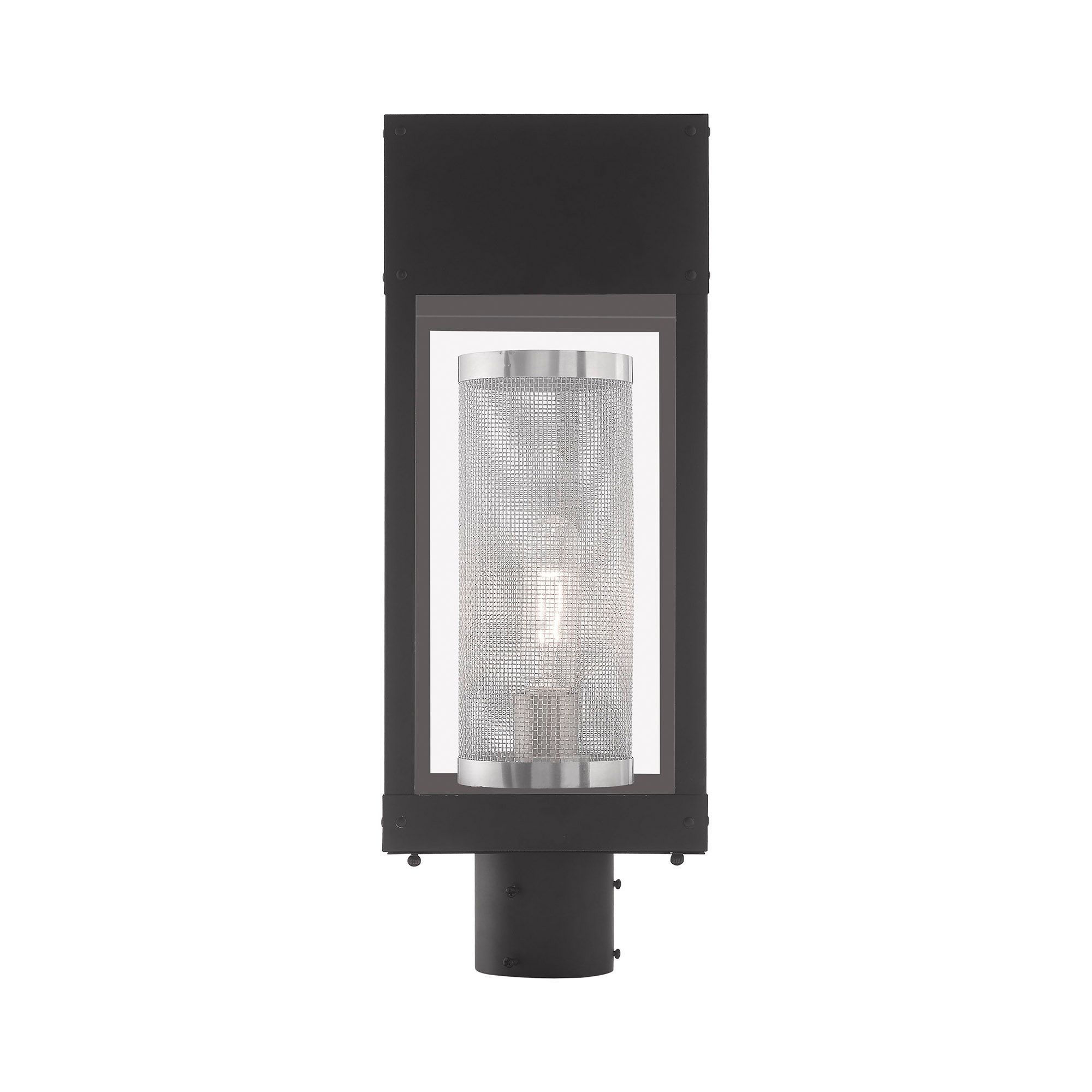Image 5 Franklin 19" High Black Outdoor Lantern Post Light more views