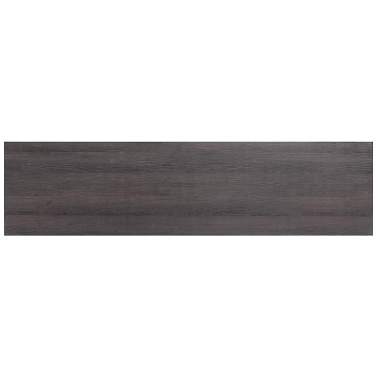 Image 7 Franklin 60" Wide Brown Wood Rectangular 2-Door TV Stand more views