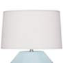 Franklin Baby Blue Glazed Ceramic Accent Table Lamp