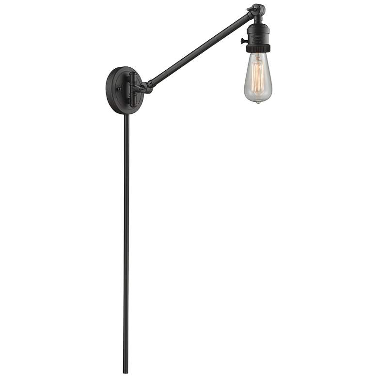 Image 1 Franklin Bare Bulb 25" High Oil Rubbed Bronze Swing Arm