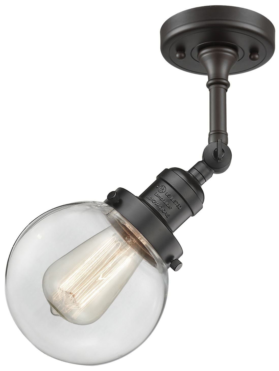 Image 5 Franklin Beacon 12" High Oil Rubbed Bronze Sconce w/ Clear Shade more views