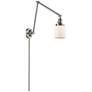 Franklin Bell 30" High Brushed Satin Nickel Swing Arm w/ Matte White S