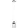 Franklin Bell 5" Polished Nickel Stemmed Mini Pendant w/ Clear Shade