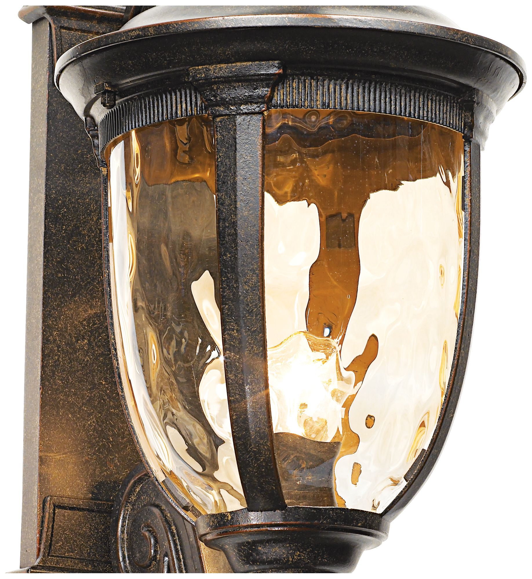 Image 6 Franklin Bellagio 24" Bronze Dual Scroll Arm Outdoor Wall Lt more views