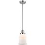 Franklin Canton 6.5"W Polished Chrome Stem Hung Mini Pendant w/ White