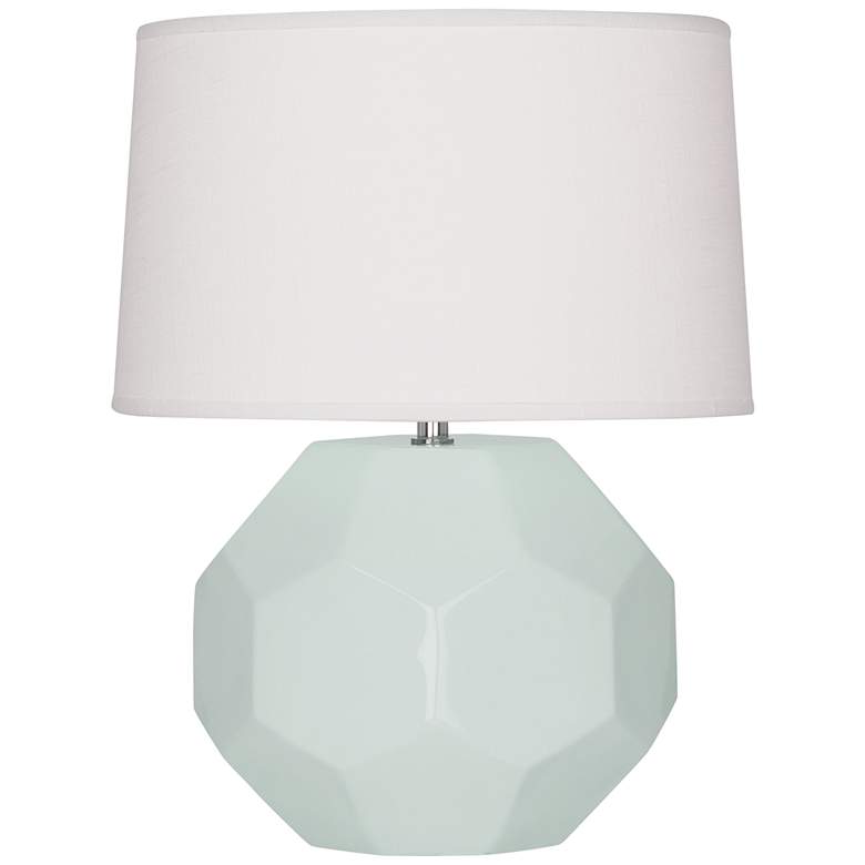 Image 2 Franklin Celadon Glazed Ceramic Accent Table Lamp