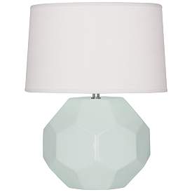 Image2 of Franklin Celadon Glazed Ceramic Accent Table Lamp