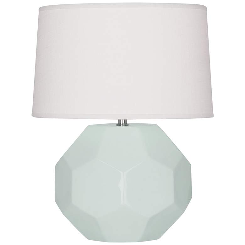 Image 1 Franklin Celadon Glazed Ceramic Accent Table Lamp