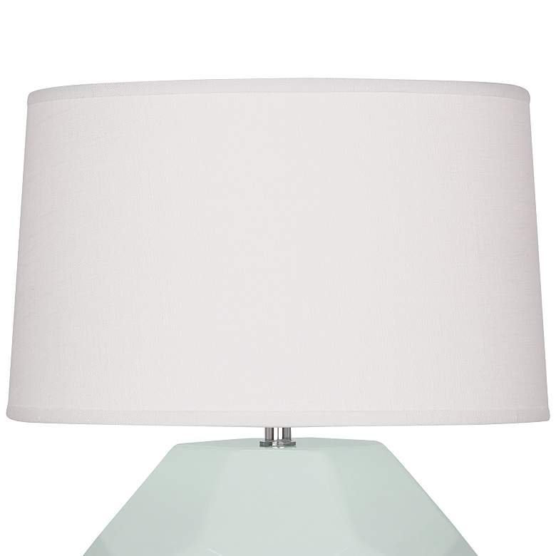 Image 3 Franklin Celadon Glazed Ceramic Accent Table Lamp more views