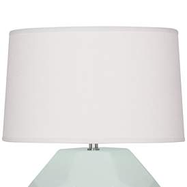 Image3 of Franklin Celadon Glazed Ceramic Accent Table Lamp more views