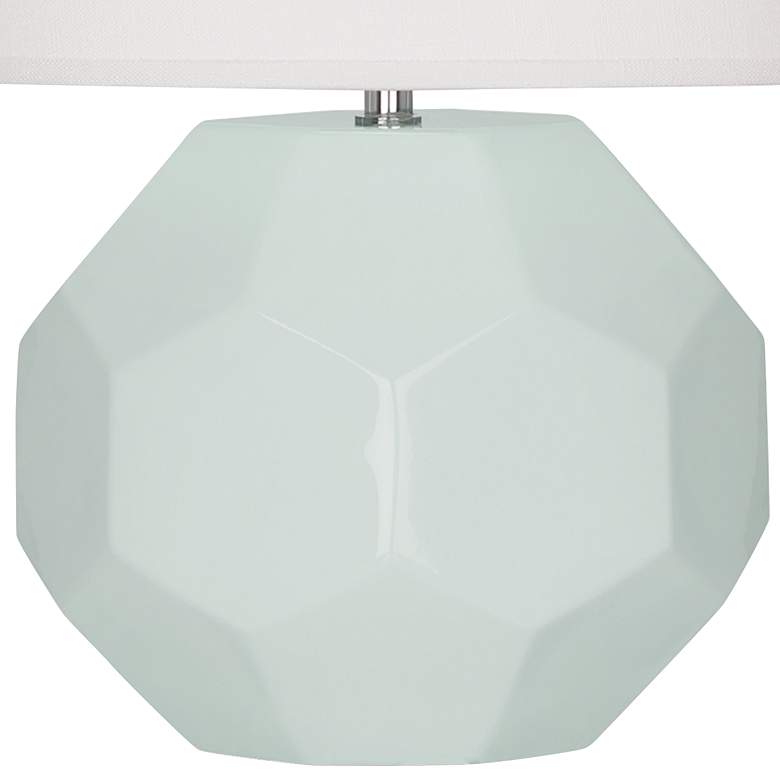 Image 4 Franklin Celadon Glazed Ceramic Accent Table Lamp more views