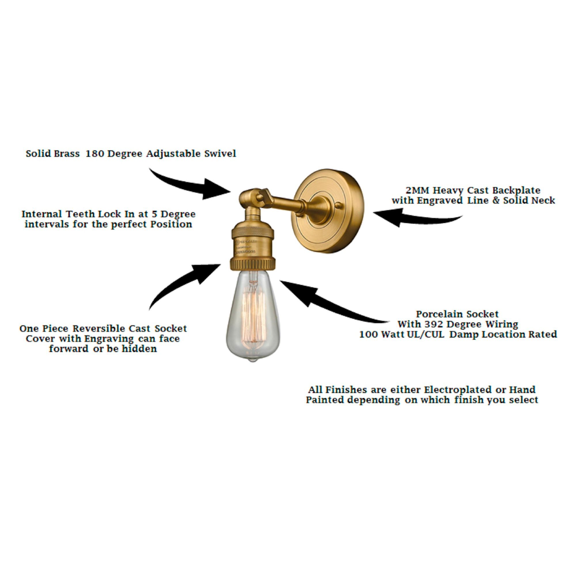 Franklin Chatham 12" High Brushed Brass Sconce w/ Mercury Shade