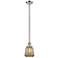 Franklin Chatham 7"W Polished Nickel Stem Mini Pendant w/ Mercury Sh