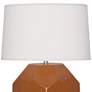 Franklin Cinnamon Glazed Ceramic Accent Table Lamp
