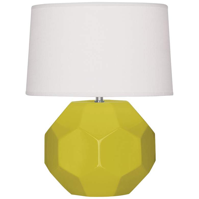 Image 1 Franklin Citron Glazed Ceramic Accent Table Lamp