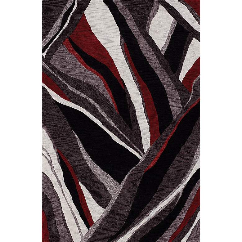 Image 1 Franklin Collection 5&#39;x7&#39;9 inch Canyon Black Area Rug