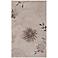 Franklin Collection Blooming Linen Area Rug