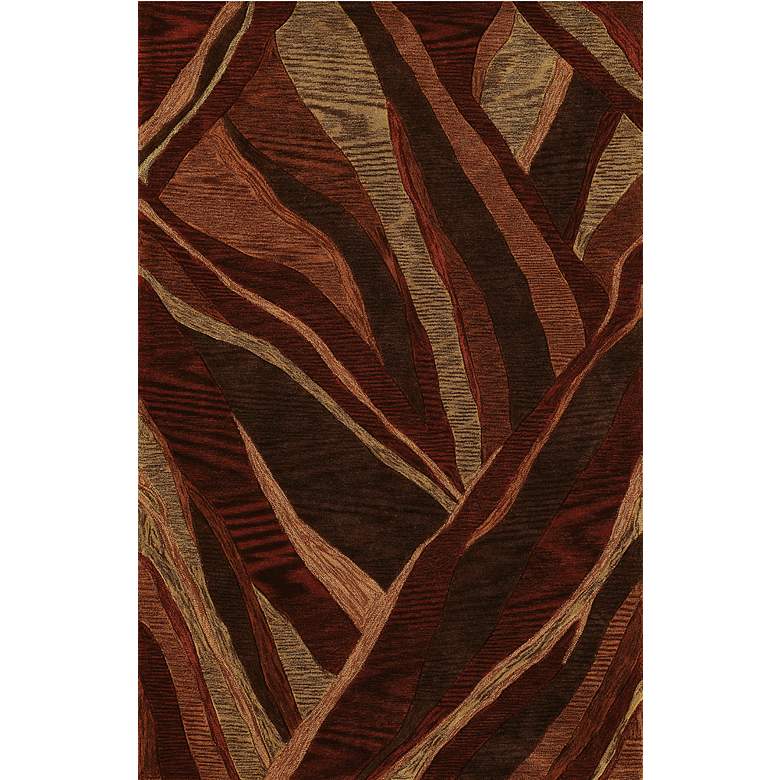 Image 1 Franklin Collection Canyon 5&#39;x7&#39;9 inch Earth Area Rug