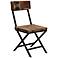 Franklin Collection Reclaimed Pine Wood Side Chair