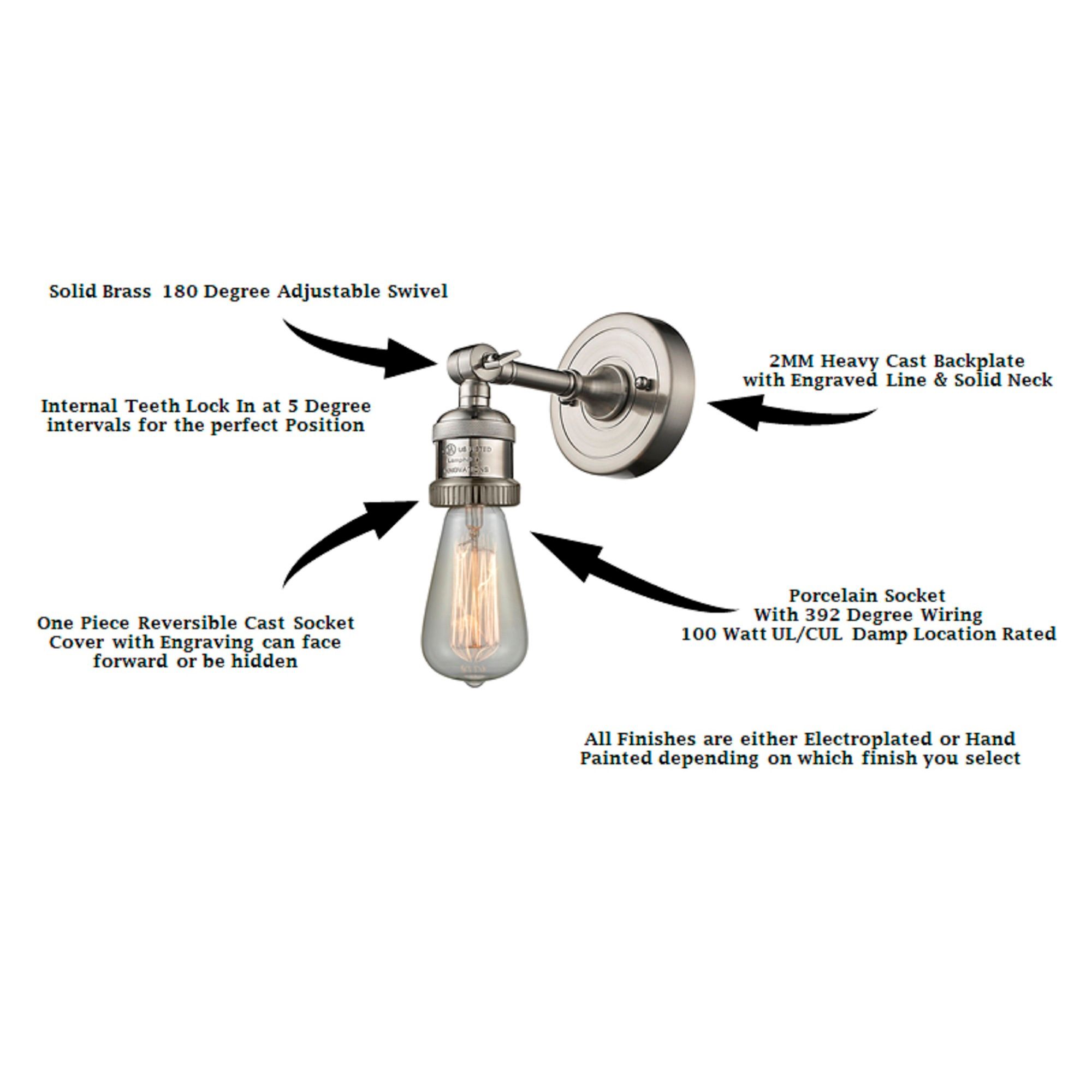 Franklin Cone 10.5" High Brushed Satin Nickel Sconce w/ Matte White Sh