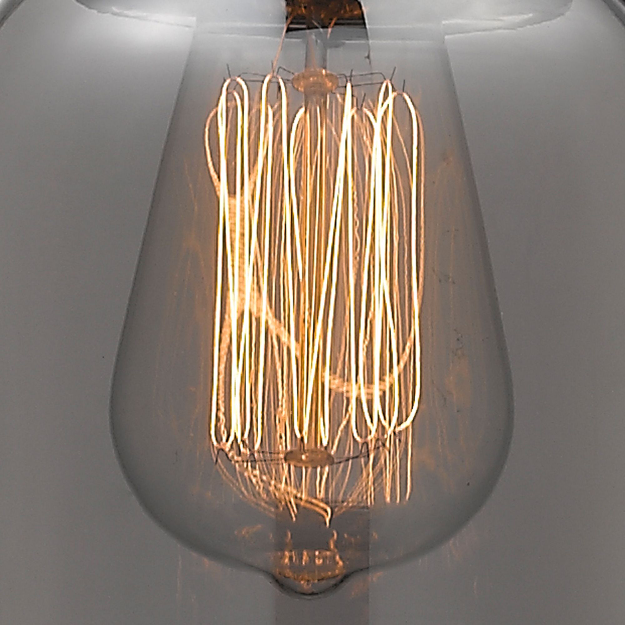 Image 4 Franklin Cone 6" Brushed Nickel Stemmed Mini Pendant w/ Smoke Shade more views