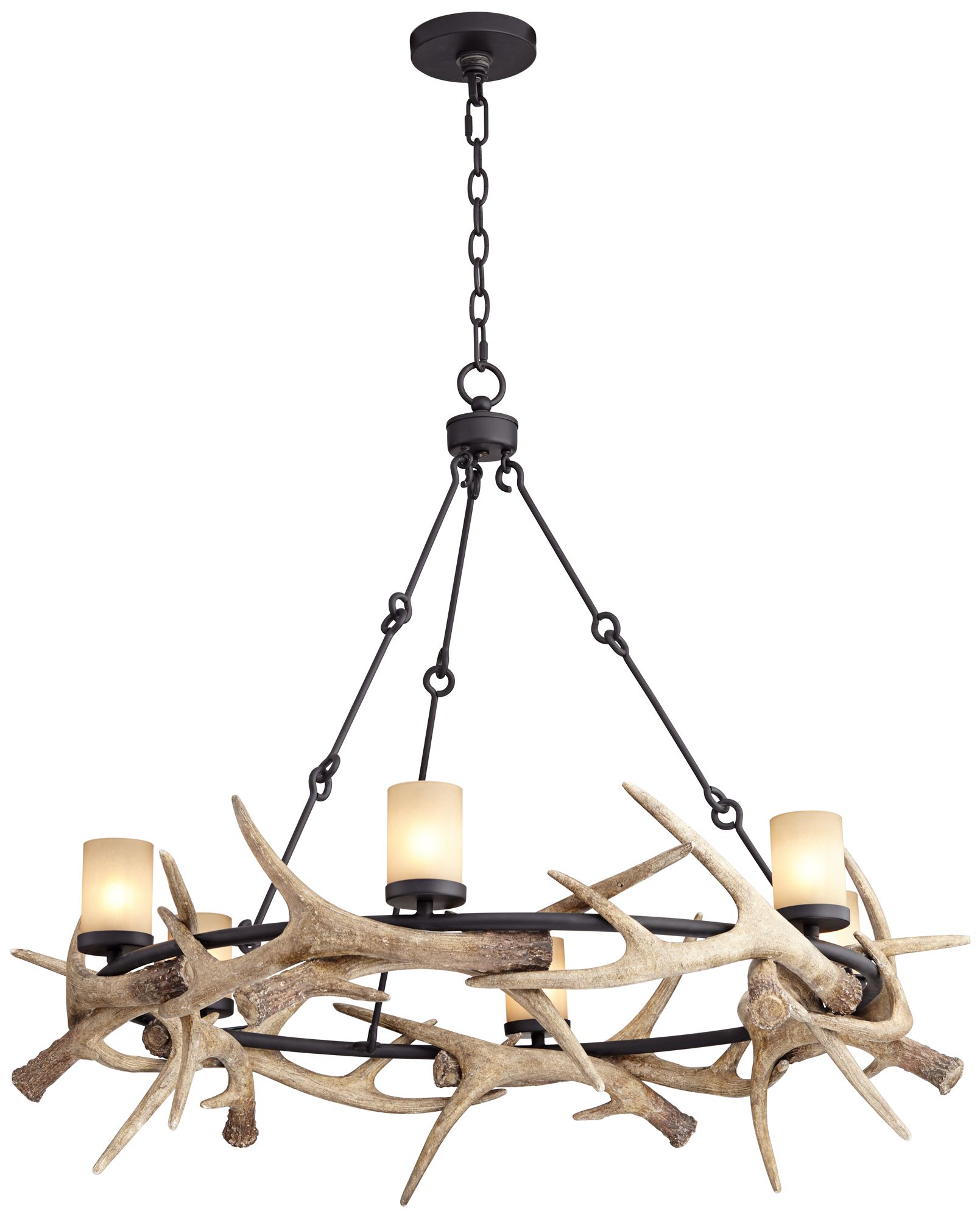 Watch A Video About the Antler Lodge Rustic LED Chandelier