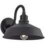 Thumbnail3 of Franklin Iron Arnett 10 1/2" Textured Black Barn Light Wall Sconce