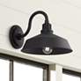 Thumbnail2 of Franklin Iron Arnett 10 1/2" Textured Black Barn Light Wall Sconce