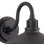 Thumbnail4 of Franklin Iron Arnett 10 1/2" Textured Black Barn Light Wall Sconce more views