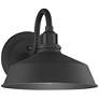 2_Franklin Iron Arnett 10 1/2" Textured Black Dusk to Dawn Barn Light