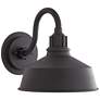 2_Franklin Iron Arnett 10 1/2" Textured Black Outdoor Barn Wall Light