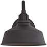 5_Franklin Iron Arnett 10 1/2" Textured Black Outdoor Barn Wall Light more views