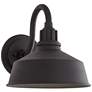 7_Franklin Iron Arnett 10 1/2" Textured Black Outdoor Barn Wall Light more views