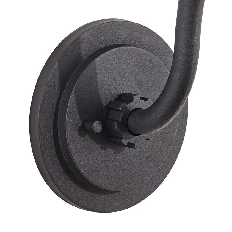 Image 6 Franklin Iron Arnett 10 1/2" Textured Black Outdoor Barn Wall Light more views