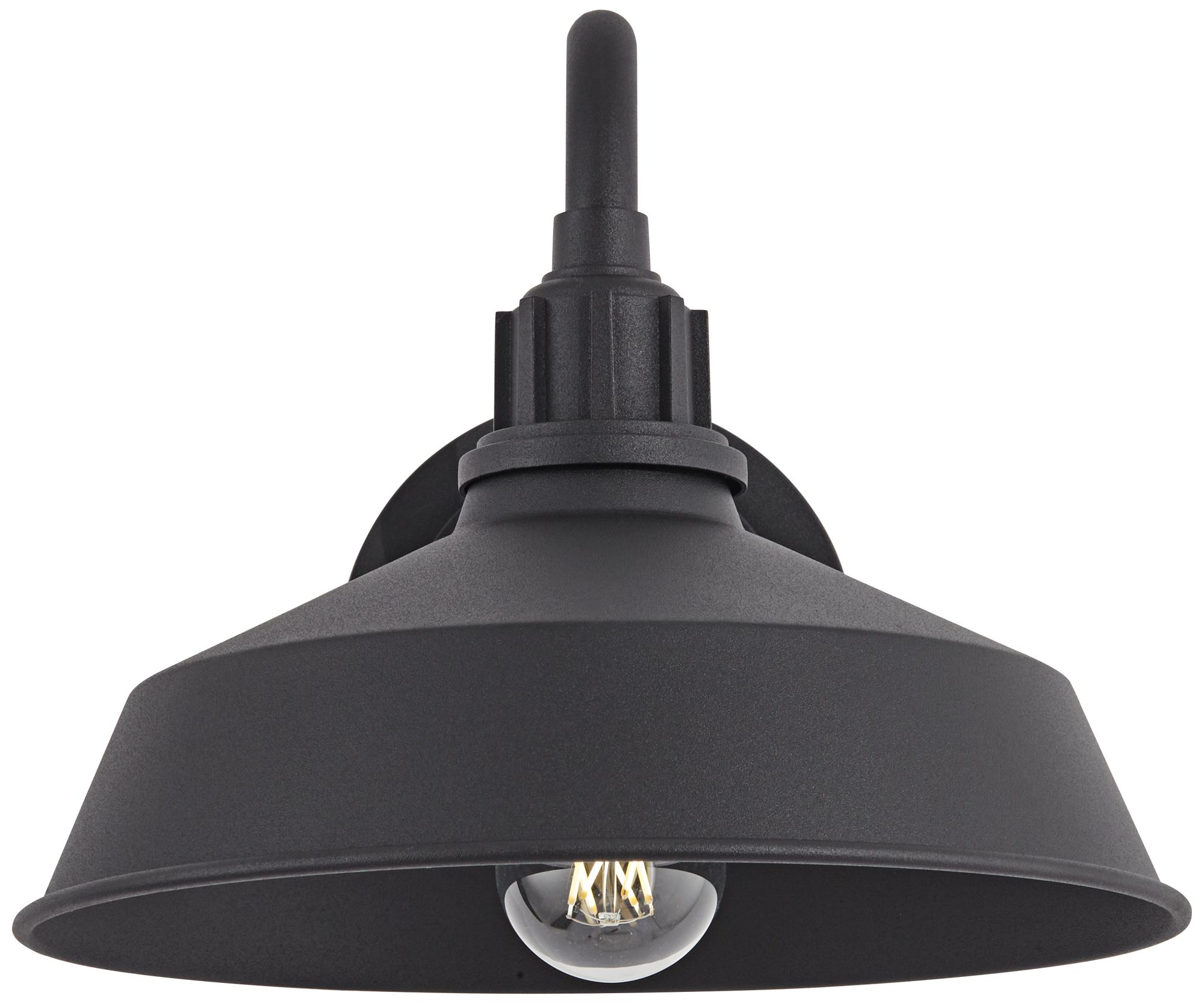 Watch A Video About the Franklin Iron Arnett Textured Black Outdoor Barn Wall Light