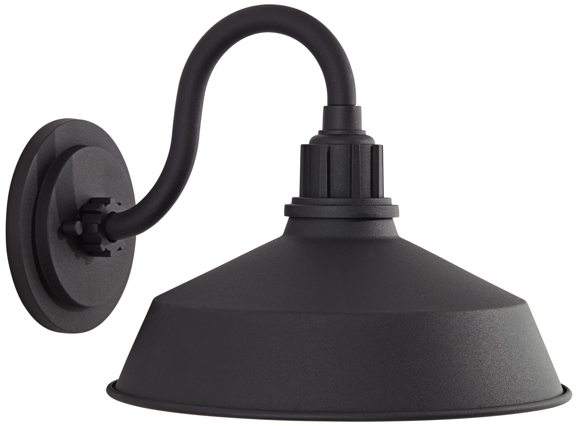 Watch A Video About the Franklin Iron Arnett Textured Black Outdoor Barn Wall Light