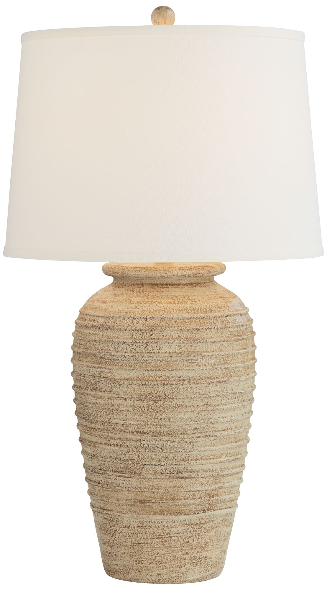 Image 2 Franklin Iron Austin 28" Sand Ridged Jug Southwest Rustic Table Lamp