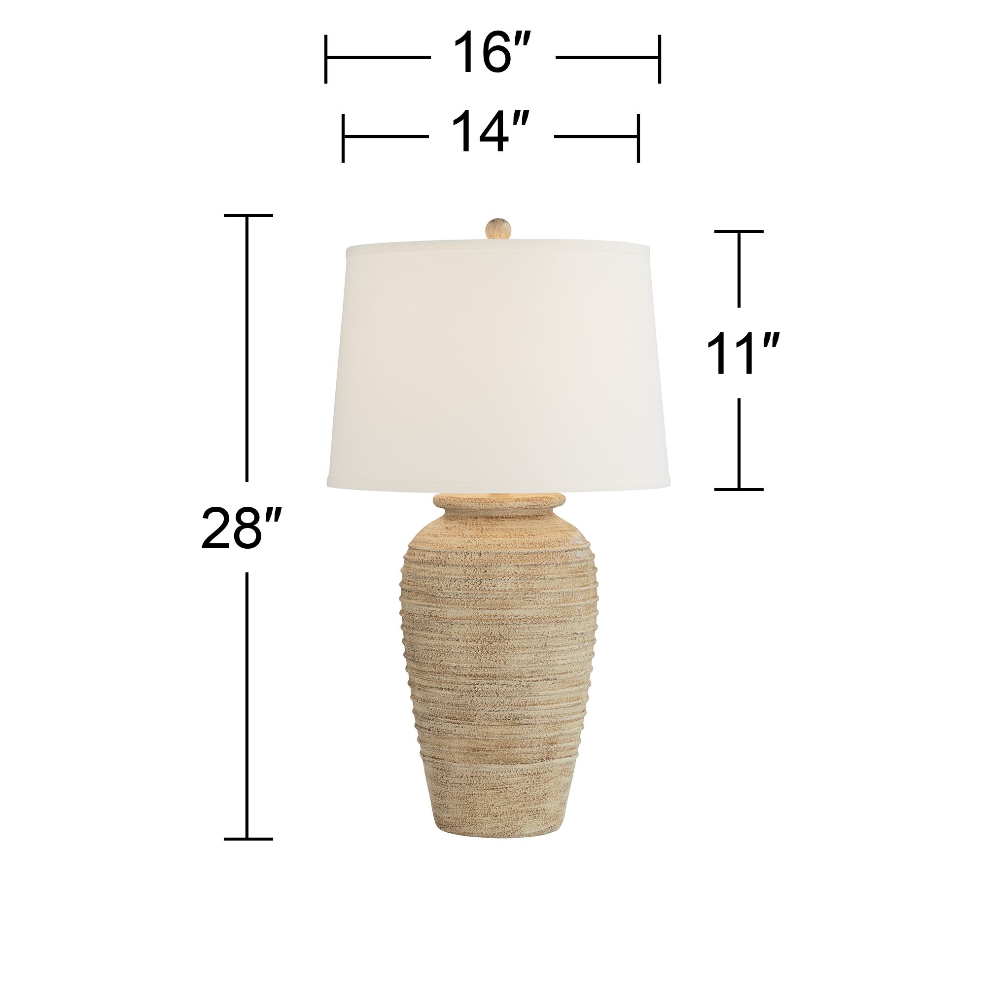 Franklin Iron Austin 28" Southwest Rustic Table Lamp with USB Dimmer