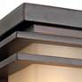 Thumbnail3 of Franklin Iron  Bernadine 12" Bronze and Amber Glass Outdoor Wall Light more views