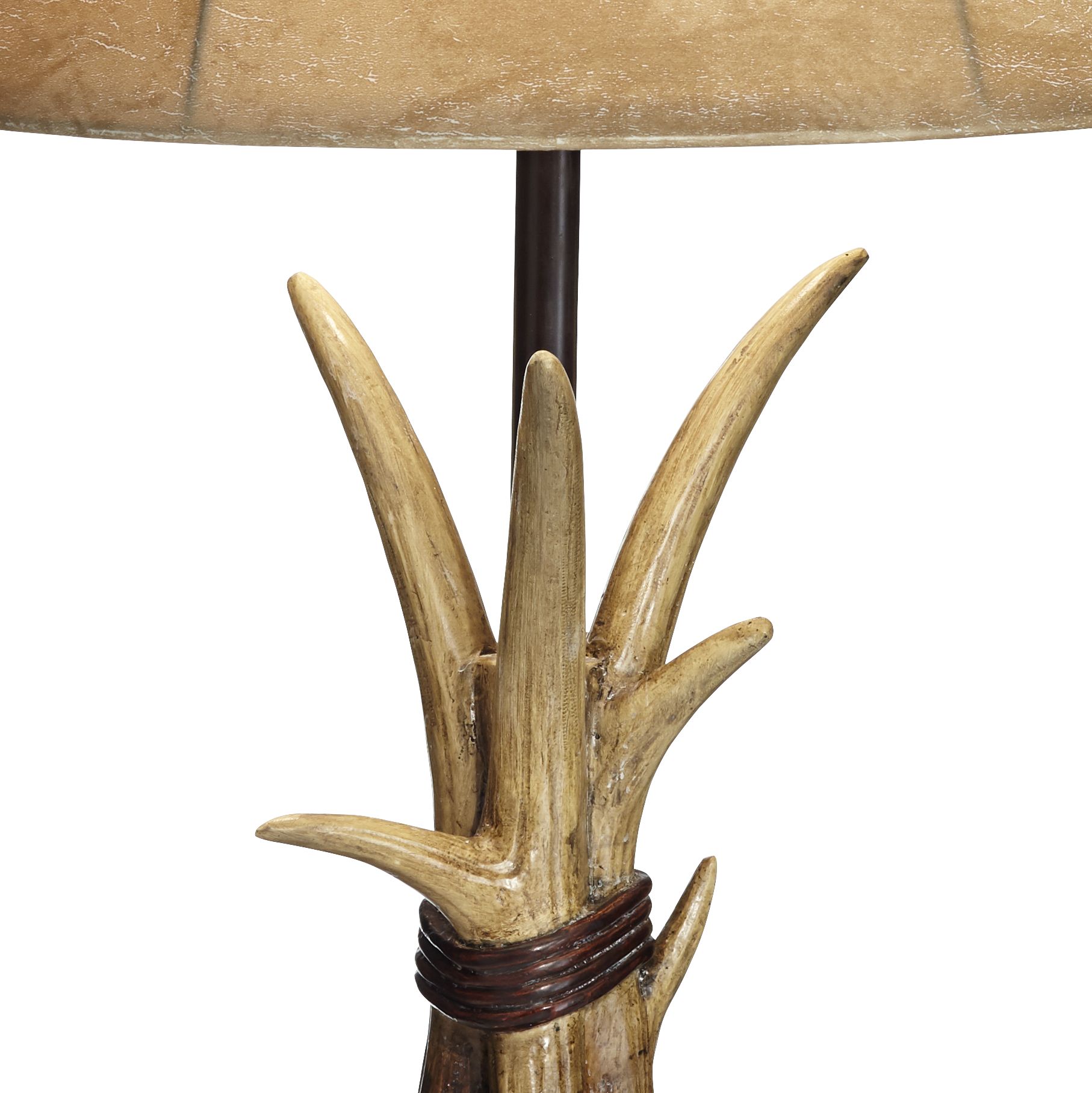 Image 4 Franklin Iron Boone 27 1/2" Western Rustic Antler USB Lamps Set of 2 more views