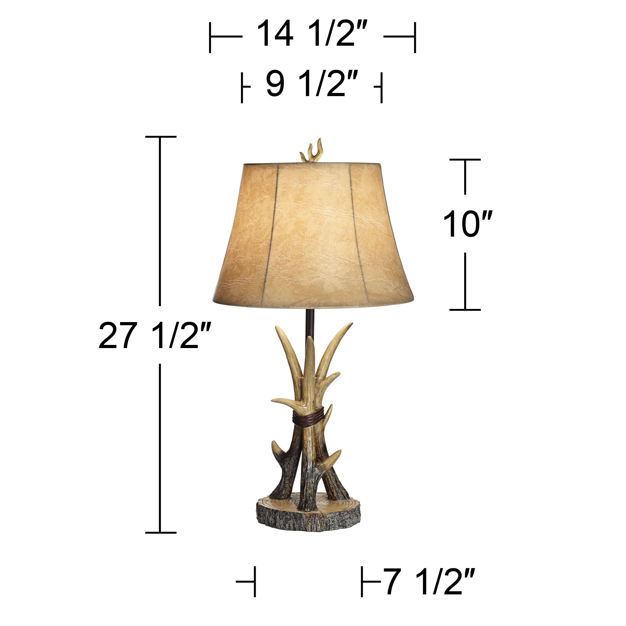Watch A Video About the Boone Western Rustic Antler USB Table Lamps Set of 2
