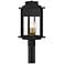 Franklin Iron Bransford 19 1/4" Brass and Black Outdoor Post Light