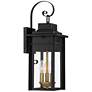 6_Franklin Iron Bransford 19" Black-Brass Outdoor Lantern Wall Light more views