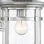 Franklin Iron Callaway 11 3/4" Chrome Lantern Outdoor Lights Set of 2