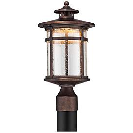 Image2 of Franklin Iron Callaway 15 1/2" Rustic Bronze LED Outdoor Post Light