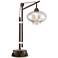 Franklin Iron Calyx 29" Industrial Bronze Lamp with Workstation Base