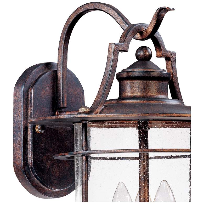 Image 4 Franklin Iron Casa Mirada 16 1/4 inch Bronze 3-Light Outdoor Wall Light more views